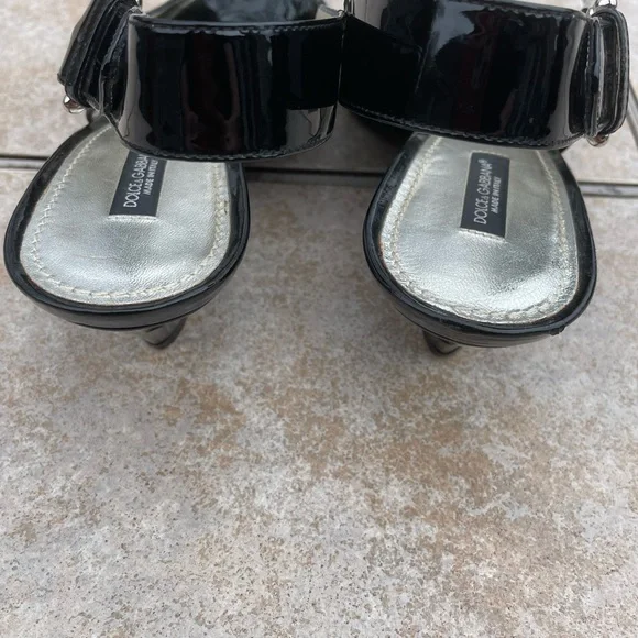 Dolce & Gabbana Black Patent Leather shoes